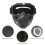 Abnehmbare Maskengoggles 18x18.5 cm Transparent 1