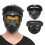 Abnehmbare Maskengoggles 18x18.5 cm Transparent 12