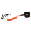 Orange 5.5mm Coiled Wrist Leash for Bodyboard Surfing, 5ft 6