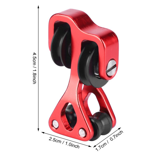 Premium Red Roller Glide for Compound Bow String Splitting 2