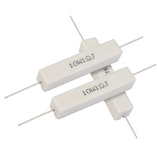 Speaker Divider Resistor Kit 10 x 10W Cement Resistors 1 Ohm for Hi-Fi Audio