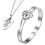 1Set Titanium Decoratieve Halsketting En Armband Set 2