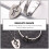 1Set Titanium Decoratieve Halsketting En Armband Set 11