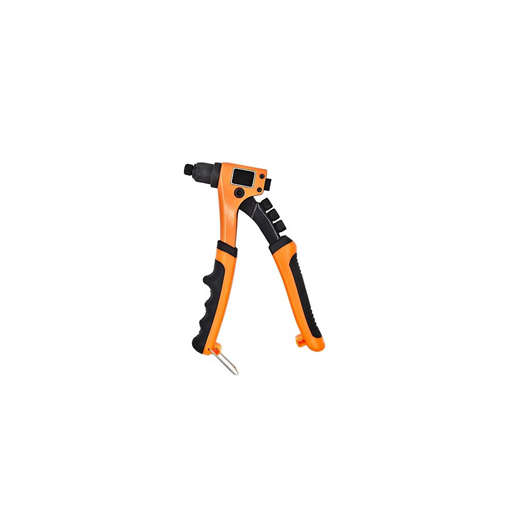 Rivet Tool 8Inch Hand Riveter 4In1 Heavyduty Manual Rivet Nut Tools Set 2.4Mm 3.2Mm 4.0Mm 4.8Mm 80Pcs 9105992296378