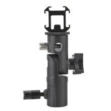Rust-Resistant Tri Hot Shoe Mount for Flash Light & Mic Equipment