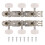 Guitar Tuning Pegs 2pcs - Precision Knobs for Classical Guitar Chrome Finish 2