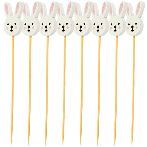 100Pcs Bunny Cocktailpinnar I För Dryck