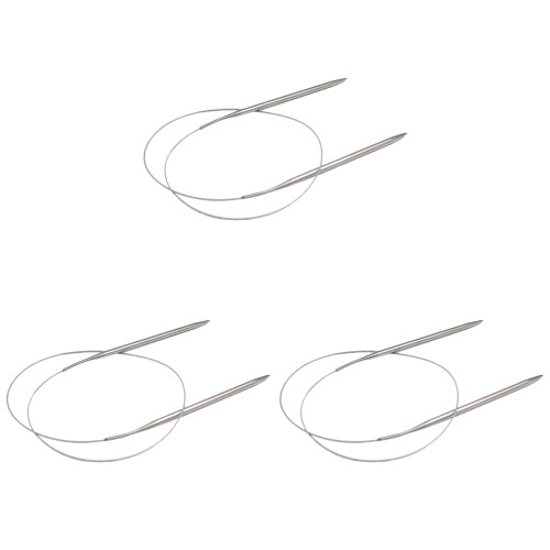 3St Tåliga Sticknålar I Rostfritt Silver För Stickning 1