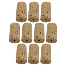 10St Flöjtmunstyckesproppar I Kork Beige För Musikinstrument