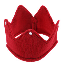 5St Baby Crown Hatt Stickad Barnkrona Födelsedagsfest