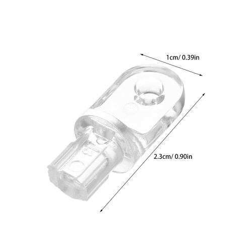 Blindspets Transparent Plastfönster Kippvinkelreglage 20St 2