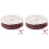 2Rolls Violet Convenient Craft Ribbon Cuttable Polyester Wrinkle-Free 2