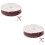 2Rolls Violet Convenient Craft Ribbon Cuttable Polyester Wrinkle-Free 6