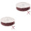 2Rolls Violet Convenient Craft Ribbon Cuttable Polyester Wrinkle-Free 3