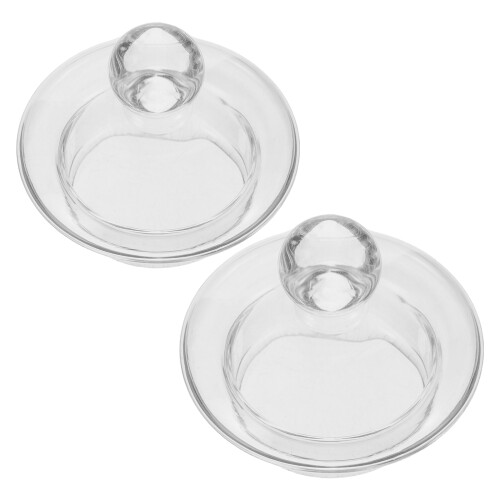 2St För Muggar Whiskeyglas Transparent Aromskydd