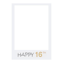 Happy 16E Diy Pappersbildramar Snittför Fotobitar Till Födelsedagsfest