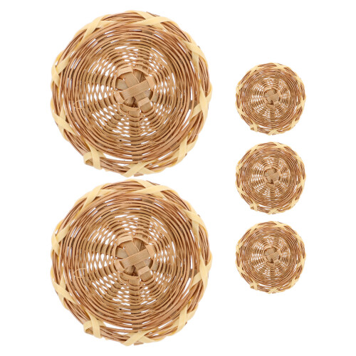 5 Unidades Mini Chapéus De Para Artesanato E Casas De Bonecas