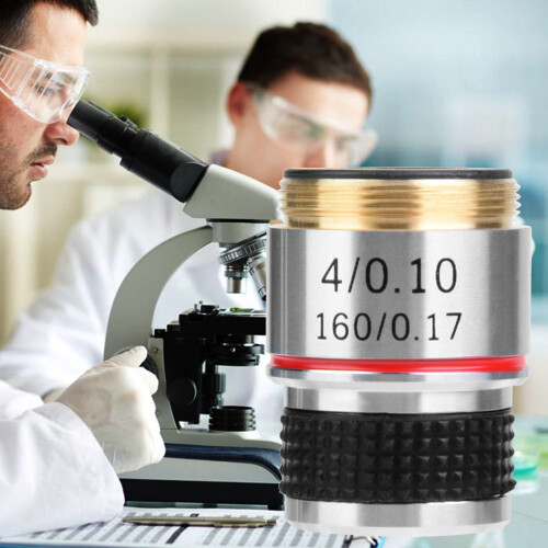 Achromatic 4X 185 Microscope Objective Lens 160/0.17 Biological 2