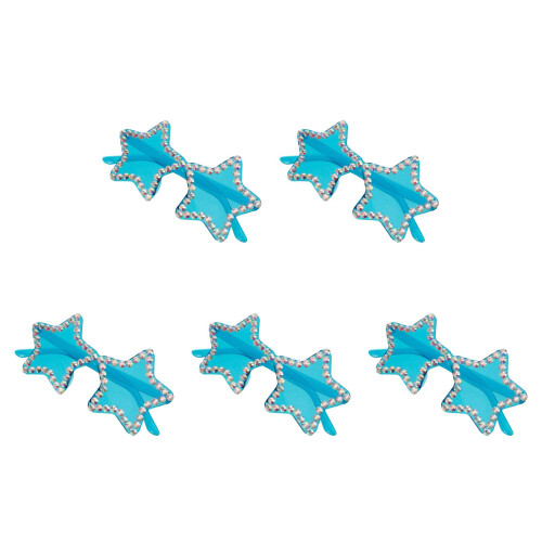 5Pcs Stjärnformade Glasögon Bågar För Semester 2
