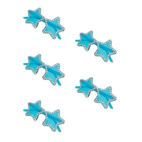 5Pcs Stjärnformade Glasögon Bågar För Semester 1