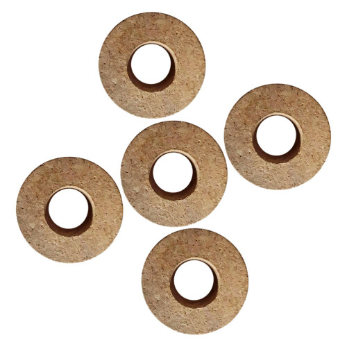 5Pcs Trälock För Hydroponisk Glasvas 6,5 Cm Mittenhål