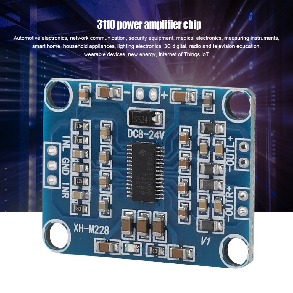Tpa3110 2X15w Stereo Amplifier Board For Portable Mini Binaural Audio Devices 6901363340076