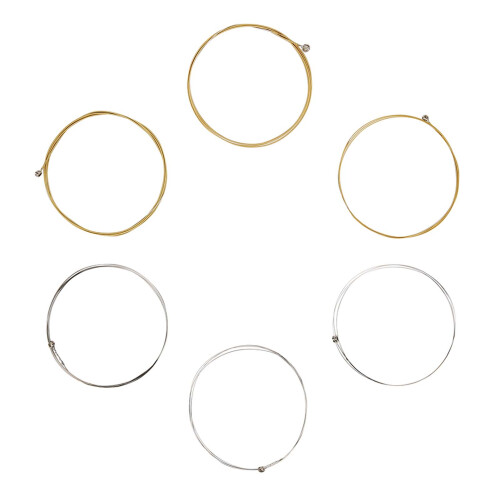 Durable Acoustic Guitar String Set 6Pcs Phosphor Copper Alloy Smooth 1