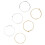 Durable Acoustic Guitar String Set 6Pcs Phosphor Copper Alloy Smooth 9
