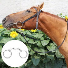 Dee Snaffle Pferdegebiss 5,5 Zoll Edelstahlring Allzweck gebrochenes Mundstück
