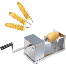 Cortador espiral manual para crear patatas fritas en espiral, herramienta de corte versátil para diversas verduras como zanahorias, boniatos,
