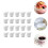 20Pcs 100 Ml Dessertmuggar Med Lock För Isglass Pudding 10