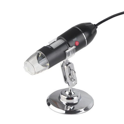 LED Microscope 50X-500X 0.3MP USB Magnifier with Holder 2