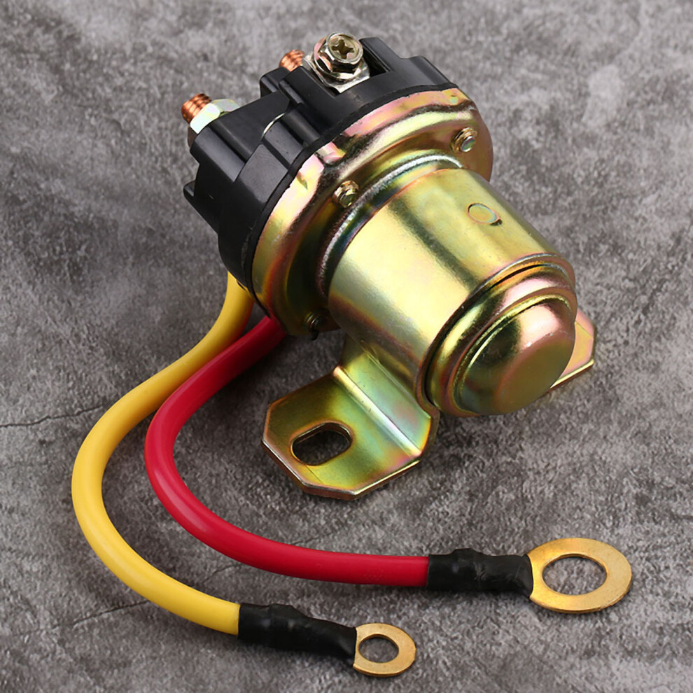 Universal Starter Solenoid Relay 12-24V Fits All Vehicles Compact Steel Design 6931363342527