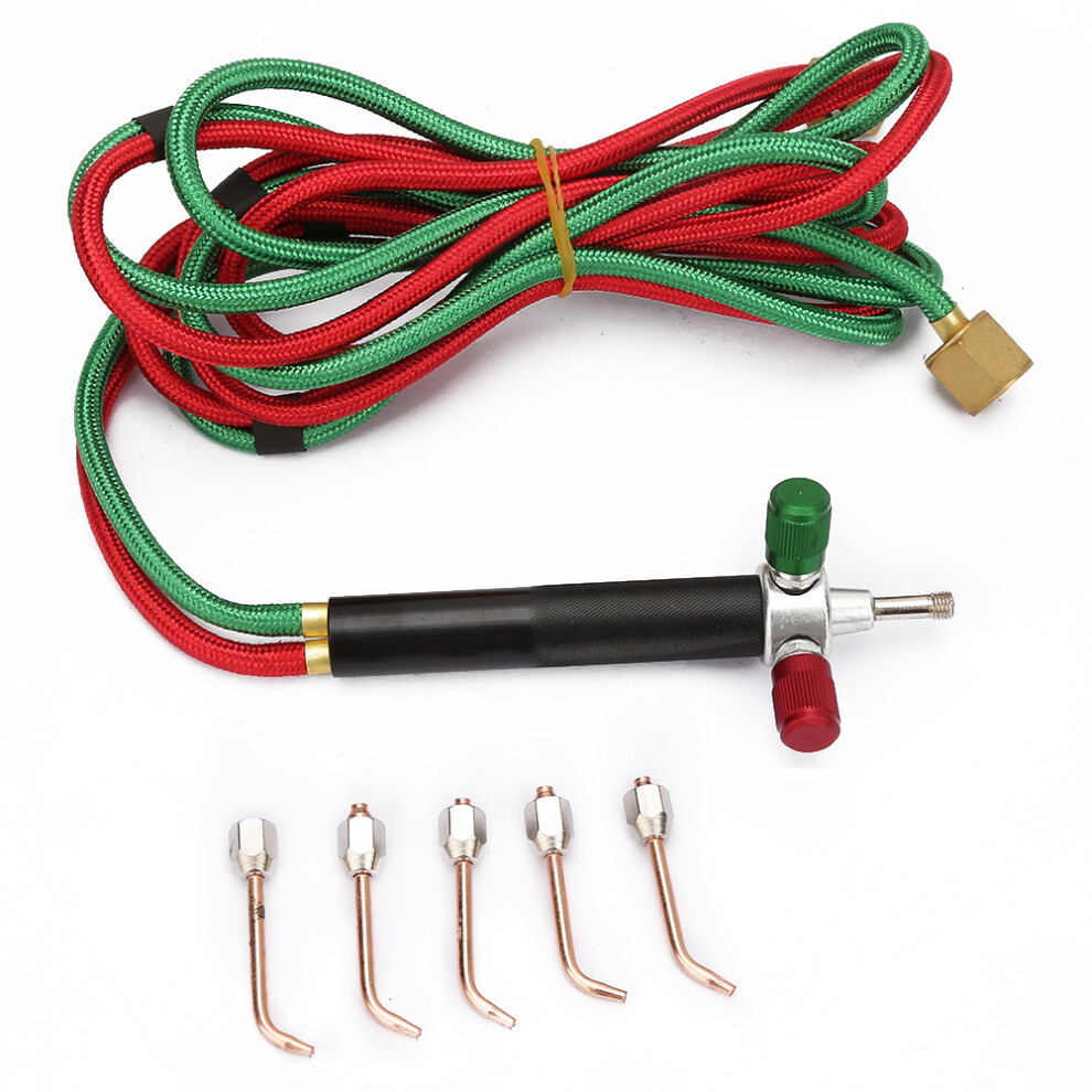 Mini Acetylene Welding Torch Kit With 5 Tips Â Ideal For Repairs & Soldering 4981363342586
