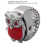 Red Owl Pattern Finger Ring Watch, Quartz, 24mm, Unisex 11