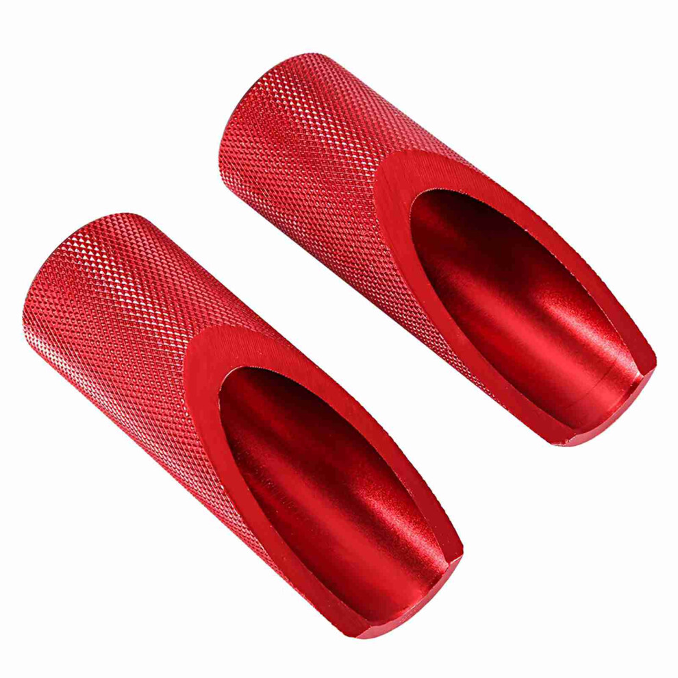 Motorcycle Foot Pegs Alloy For Honda Durable Lightweight 2Pcs Riding Part Red 4641363341131