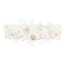 3St Damspets Garter Pärlbroderi Bröllop