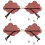 2 Par Molnformade Solglasögon Design Stilrena Söt Accessoar 6