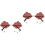 2 Par Molnformade Solglasögon Design Stilrena Söt Accessoar 5