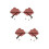 2 Par Molnformade Solglasögon Design Stilrena Söt Accessoar 8