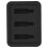 Silicone Black Guitar Ukelele String Silent Mute Training Tool 7.5cm 2