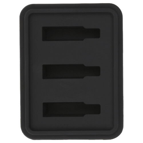 Silicone Black Guitar Ukelele String Silent Mute Training Tool 7.5cm 1