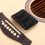 Silicone Black Guitar Ukelele String Silent Mute Training Tool 7.5cm 5