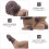Keramik Mini-Mönch Gelb Zen Buddha Ornament 10