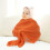 3St Orange Fotoprop Elastisk Nyfödd Omslagsfilt 7