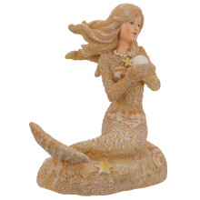 2Pcs Durable Mermaid Adornment Resin Aquarium and Landscape Supplies