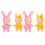 16St Färgglada Sovande Baby Cake Accessoarer För Bakning 10