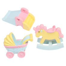 3Pcs Resin Desktoppynt, Kontorsdekorationer, Fotoprops