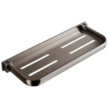 Folding RV Shelf Aluminum Alloy 12 X 5.1 Inch Size SpaceSaving Storage With Screws And Adhesive
