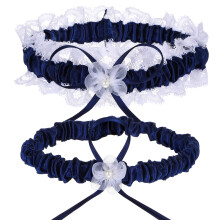 1 Par Brudstrumpband Blomdesign För Bröllop